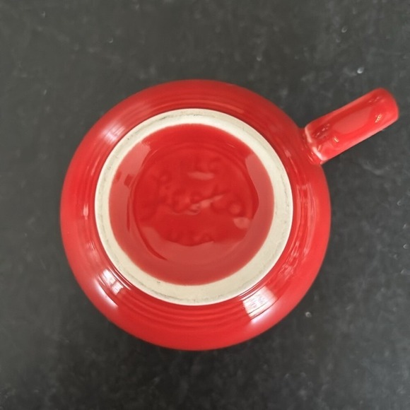 Fiestaware | Scarlet Red Teacup Tea Coffee Pottery Mug Dinnerware Discontinued - Picture 3 of 4